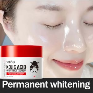 BUY 1 TAKE 2 SPF50++ Kojic Acid Whitening Set 250g Effective Sunscreen Whitening Moisturizing Brightening And Removing Dullness Body Lotion + 100g Kojic Acid Whitening Acne Pore Shrinking Cleanser + 30g Whitening Moisturizing Cream