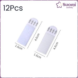 Suomi 12Pairs Photo Frame Hanging Strips Adhesive Picture Decor Artwork Hook and Loop Fastener