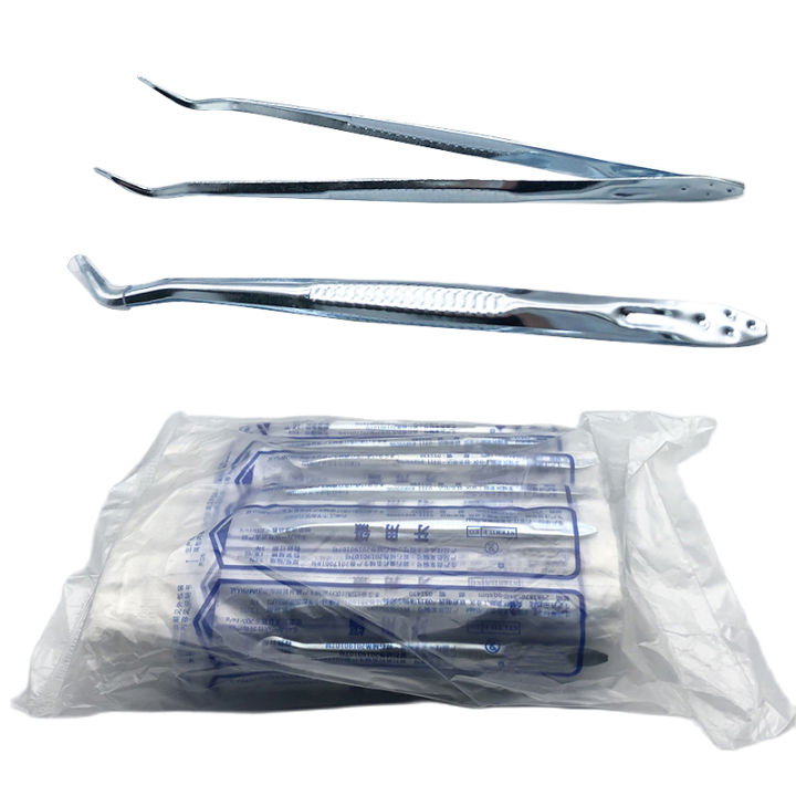 Disposable Tweezers Dental Oral Tweezers Oral Examination Instruments