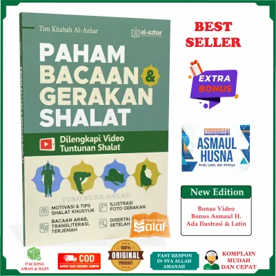 Paham Bacaan dan Gerakan Shalat BONUS Asmaul Husna ARAFAH - Buku Panduan Sholat Bonus Video Cara Salat Buku Arti Doa Shalat Makna Bacaan Shalat Al-Azhar