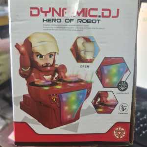 Mainan Anak Robot Iron man Dance Music DJ - Mainan Robot DJ Iron man