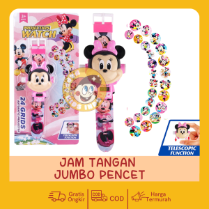 JAM TANGAN ANAK JUMBO PENCET LASER 24 GAMBAR - JAM TANGAN ANAK DIGITAL / JAM ANAK KARAKTER / JAM ANAK LASER PROYEKTOR / JAM ANAK MURAH