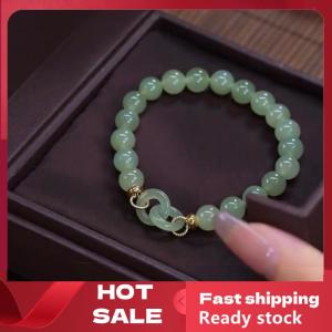 🚚【Local Express Delivery】🚚 Lucky Bead Bracelet For Women Exquisite Chinese Style Heart Buckle Bracelet Bangle Fashion Jewelry Accessories Gift