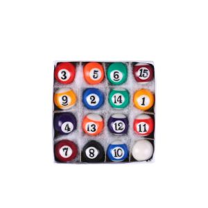 LOVWK Table Balls Children Billiards Balls 25/32/38mm Resin Material Small Pool Cue Balls Brithday Gifts Training Ball Mini Pool Ball Billiard Accessory