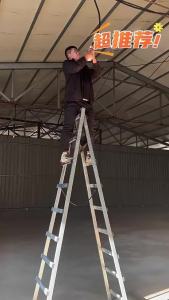 Telescopic Ladder Slim Ladder Workbenches Folding Step Ladder Indoor Step Ladder For Home Foldable Collapsible foldable thickened galvanized iron anti-shake model