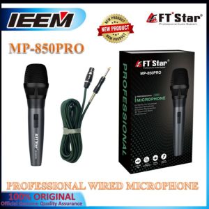WIRED MICROPHONE FT STAR MP-850 PRO Professional Heavy Duty Vocal Wired Microphone