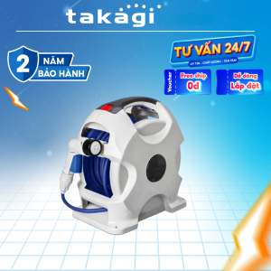 Bộ vòi tưới tự thu dây 15 mét Aurora Takagi R715FJC2-01