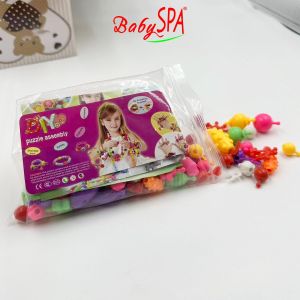 ♥♥♥ (𝐒𝐆 𝐒𝐞𝐥𝐥𝐞𝐫) BabySPA DIY Kids Jewelry Beads 100pc/pack 170pcs/pack