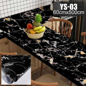 5M Self-adhesive marble kitchen stickersWaterproof oil-proof pvc wallpaperwall treatment thickened wall stickers Home decoration