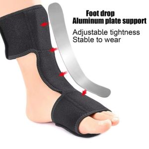 MUQZI ankle support for basketball ankle support Aluminum Bar Support Foot Splint Brace Adjustment Elastic Dorsal Drop Foot Orthopedic Brace Night Splint Sock Skin-friendly Foot Drop Orthosis Foot Care