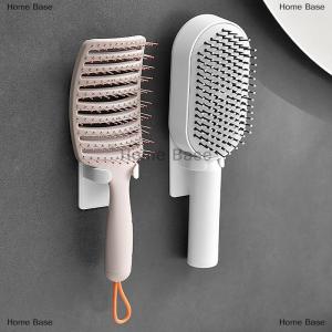 [COD] Home Base Lược Chủ phòng tắm tường treo Lược lưu trữ giá tóc Clip tổ chức đệm không khí lược chủ sáng tạo nhựa lược giá