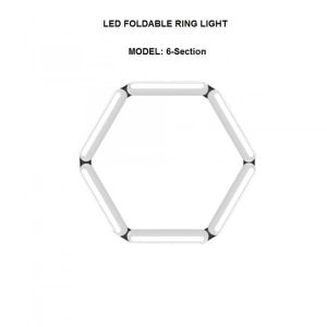 ✅100% Original Jcam  V8 Foldable 6-section Selfie Make Up Ring Light Led Lamp