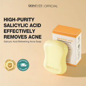SKINEVER Salicylic Acid Refreshing Acne Soap Niacinamide Centella Face & Body Wash Deeply Cleansing Oil Control For Acne-prone Skin