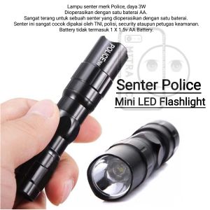 Senter Swat Mini Zoom HeadLamp LED Baterai Rechargeable Super Terang LED SWAT POLICE LIGHT