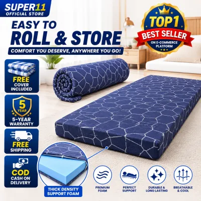 Eazy To Fold Best Value Foam Mattress High Density Firm Support Comfortable Bed 5 Years Warranty Local Factory