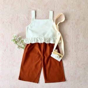 Kids Terno for Baby Girls Toddler OOTD Clothes for 6 months to 6 years old Little Rascals Leia Top and Mary Pants