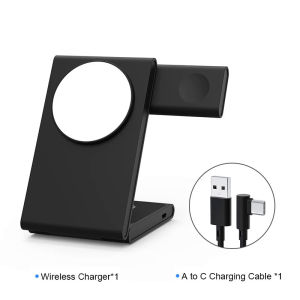 3 in 1 Foldable Wireless Charger Fast Charging Station for 14 13 Holder Magnetic Charger Stand Dock for S87