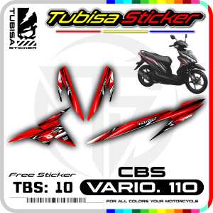 Sticker Striping Variasi Vario 110 - Stiker Sticker Striping Variasi Motor Vario 110 Cbs. TBS.10