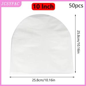 JCSYFAC 50Pcs 7 10 12 Inch Clear Vinyl Record Protecter LP Record Plastic Bag Anti-static Record Inner Sleeves Packaging Bag Clear Cover