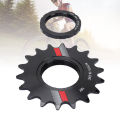 Yechiry Fixed Gear Single Speed Bike Freewheel Aluminum Alloy Lightweight Freewheel Replacement Stable Smooth Ride Ideal for City Commuting (14T). 