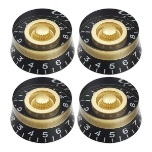 4 chiếc guitar điện mũ đội đầu knobs khối lượng điều chỉnh chủ âm knobs Acrylic điều khiển điện tử knobs phụ kiện đàn guitar