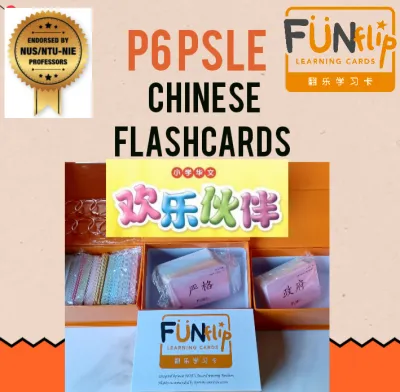 MOE Chinese Flashcards by FUNflip Learning Cards (Designed by MOE Chinese Teachers)