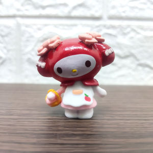Pajangan Figure My Melody Kuromi +-5cm - Mainan Anak - Hiasan Kue Ultah bisa pilih varian - Per pcs