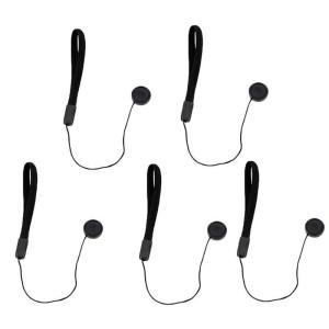 5Pcs/pack Universal Camera Lens Cover Anti-lost Rope Cord Lens Cap Keeper Lens Guard Proetctions Strap Lanyard Belt