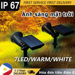 [Chính Hãng] Đèn Rọi Năng Lượng Mặt Trời Asia 7W CẮM ĐẤT GẮN TƯỜNG 2 TRONG 1 Pha có 7 mắt LED sản phẩm độc quyền.