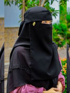 cadar niqab bandana poni bedoon essm tali kecil