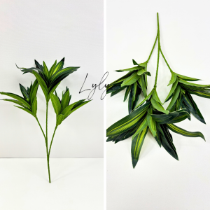 Cành Thủy Trúc Ngắn 3 nhánh Trang Trí Nhà Cửa Hàng Văn phòng Sự Kiện. Hoa lụa décor