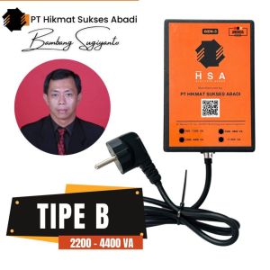 Alat Penghemat Listrik Pak Bambang - Home Electric Saver Yang Asli Ada Barcode-nya - Tipe B Daya 2200-4400Watt
