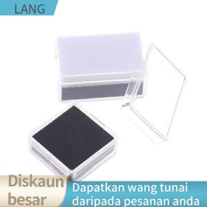 LANG 1 PCS Bare Storage Box Plastic Display Case Colored Gem With Double Inner Cushion Bare Stone Box