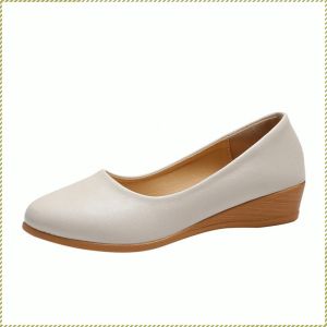 Flat Shoes Dryness Mid-heeled Shoes Visual Attraction Decompression Comfortable to Wear