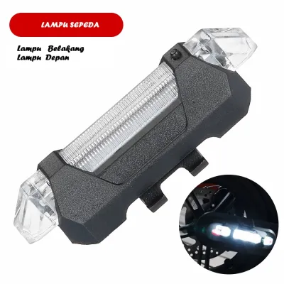 Lampu Belakang Sepeda LED USB Charger lampu warna Terang ANTI AIR / Lampu Belakang Sepeda Kabel cas