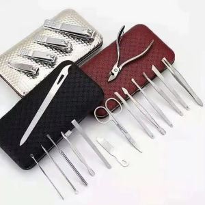 19 pcs set Manicure Set Nail Clippers set premium carbon steel for personal manicure