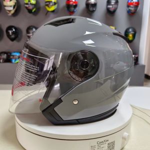 Men Motorcycle Helmet Half Face Double Lens Cool Casco Moto Four Seasons Men Women Street Fashion Helmet2026