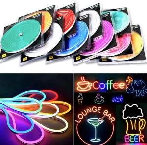 Lampu LED Neon Flex LED Strip Flexible 5 Meter DC 12V IP65 WATERPROOF