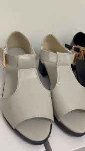 Casual Sandals For Women 2026 Summer New Roman Style Peep-Toe Open-Toe Chunky Heel WomenS Shoes For Mothers