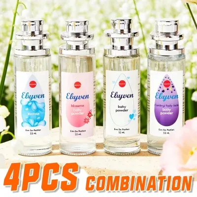 35ML Perfume Baby Powder Scent Long Lasting 4 Scents Cherry Blossom Lavender Wangi Bayi