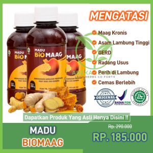Madu Lambung Bio Mag Original Obat Asam Lambung Paling Ampuh