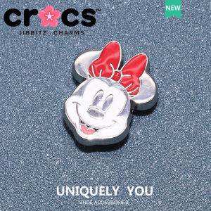 Charm cross Jibbitz Kim Loại Quyến Rũ Giày Khóa Hoa Mickey Đá Quý Dây Xích Thời Trang Phụ Kiện Trang Trí Giày Sticker Dép cross