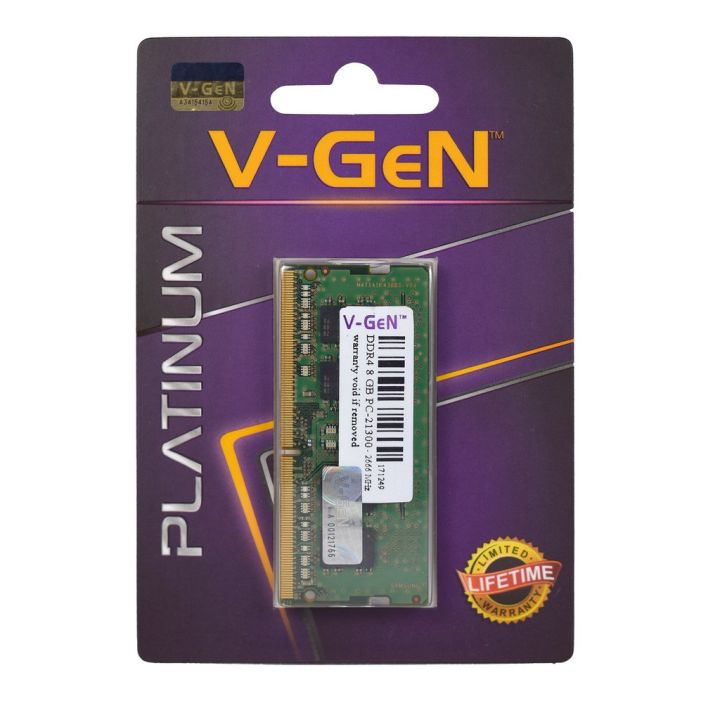 V Gen Sodimm 8gb 2666mhz DDR4 8GB 21300/2666MHz V-GeN