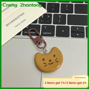 Cneng Lovely Cartoon Little Cat Keychain Cute Creative Fish Keyring Bag Pendant Backpack Hanging Decoration Couple Gifts