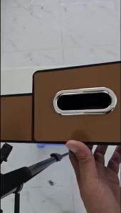 AOTOP Hộp đựng ghế sau ô tô đa chức năng tiện lợi để đựng chai nước và khăn giấy có giá đỡ điện thoại.