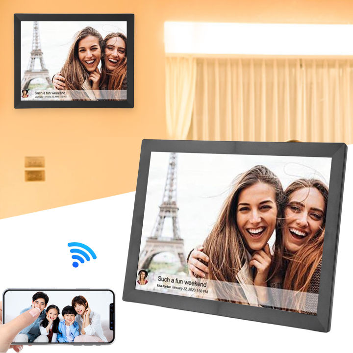 Smart Digital Photo Frame 32GB Memory Black 1024x768 15 Inch ...
