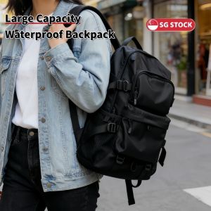 Laptop Backpack Large Capacity Breathable Anti-Theft Backpack Backpack for Business Travel School Black