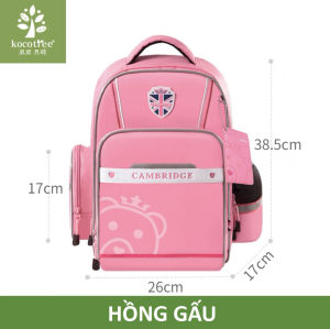 [Hàng sẵn] Balo Trẻ Em Chống Gù Chính Hãng KOCOTREE Cho Bé In Nổi 3D Chất Dày Dặn Siêu Thoáng Khí Thiết Kế Bảo Vệ Lưng