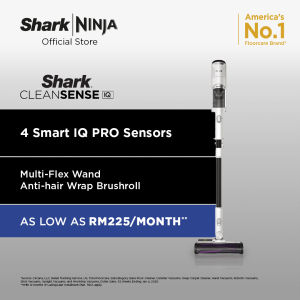 Shark CleanSense IQ | IQ+ Cordless Vacuum Cleaner Smart IQ with 4 Smart Sensors Auto Empty Convenience Powerful Suction and Ultra-lightweight at 2.2kg Shark IW2241SM Shark IW3241SM