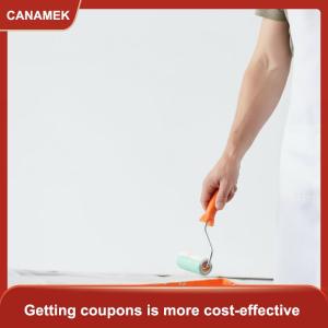 【CANAMEK】 Con lăn sơn vải mật độ cao 8 chiếc 2inch với khay để làm sạch và sơn văn phòng và sử dụng nhà